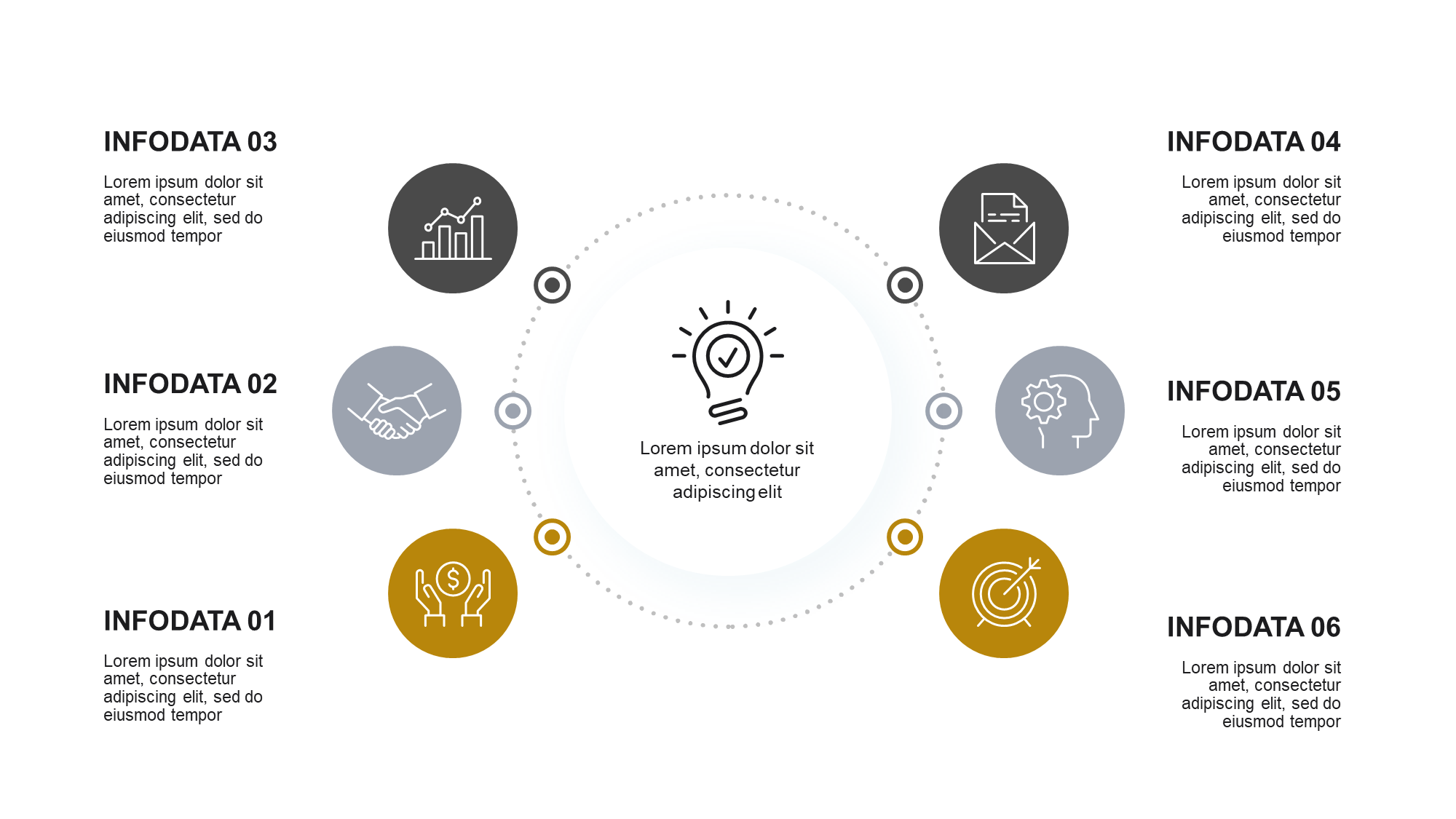 Free Flow Chart Process PowerPoint Template