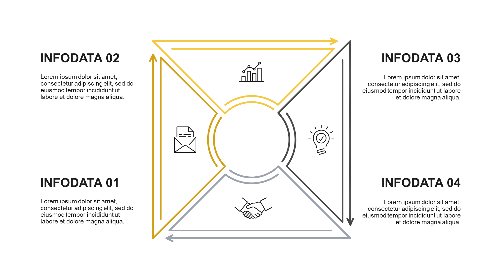 Free Minimal Lines PowerPoint Template